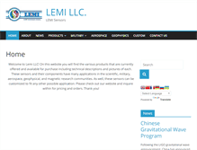 Tablet Screenshot of lemisensors.com